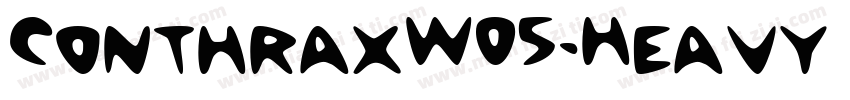 ConthraxW05-Heavy RegularVersion 1字体转换